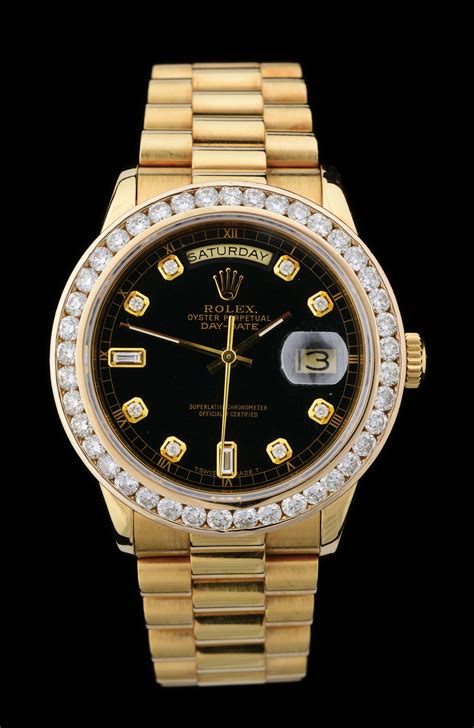 big face 18k gold mens rolex|rolex day date 40 18kt.